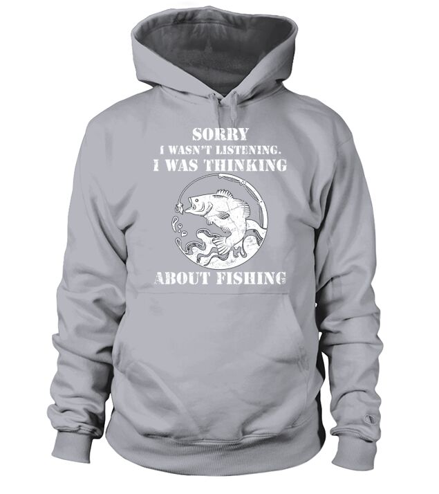 Funny Fishing Lover Father Grandfather Sorry I Men's Hoodie
