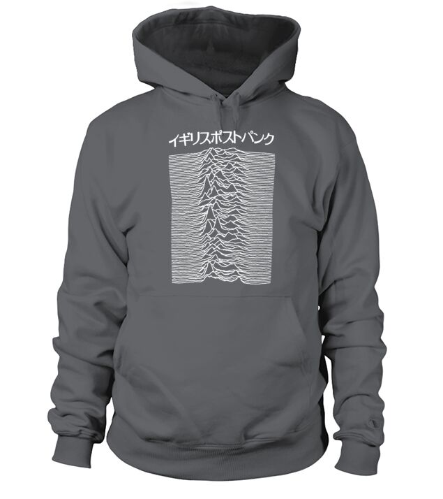 Japanese Pulsar Artwork as used by Joy Division on Men's Hoodie