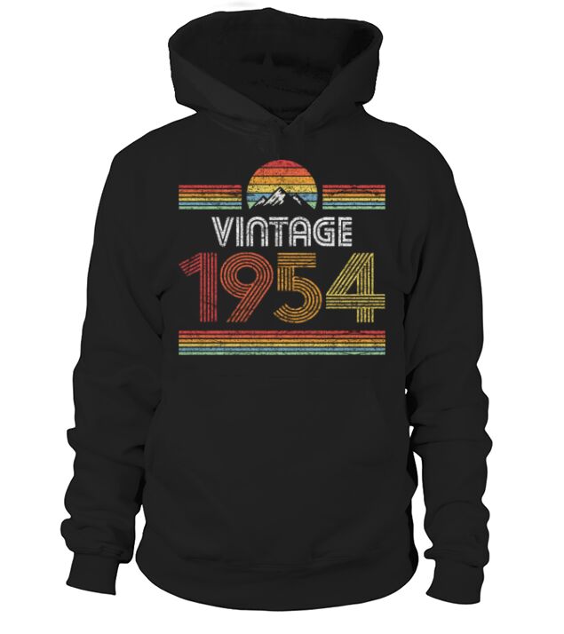 1954 Vintage Born 1954 Retro Birthday Gifts For Me Men's Hoodie