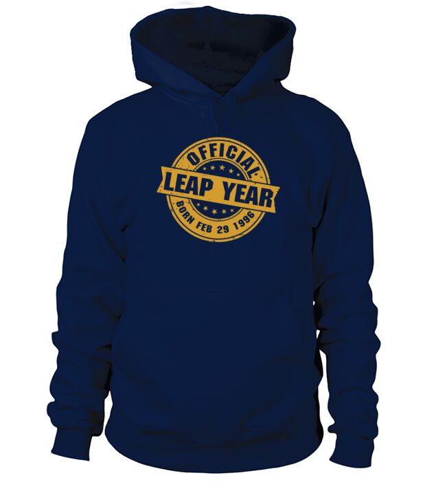 Official Leap Year 1996 February 29 Birthday Gift Men's Hoodie