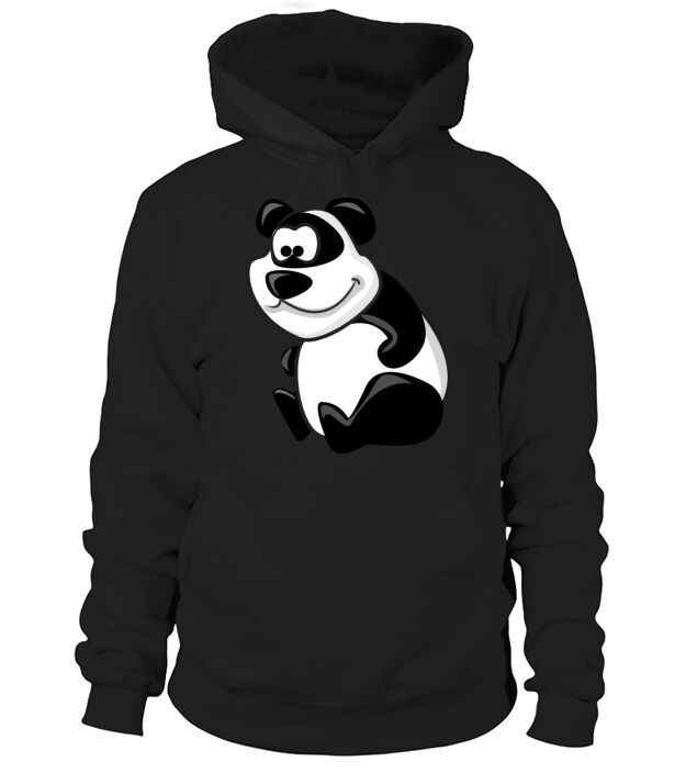 funny cartoon panda Men's Hoodie