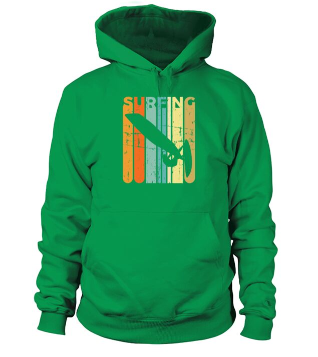 Retro Windsurfing Vintage Surfing Windsurfer Gift Hoodie Unisex