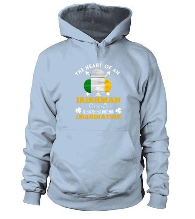 ST PATRICKS DAY THE HEART OF AN IRISHMAN Men's Hoodie