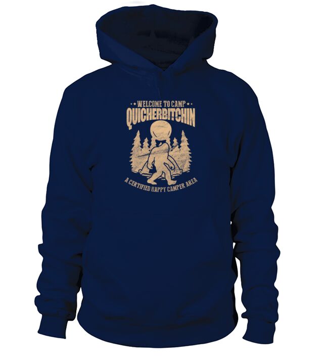 Camping Welcome To Camp Bigfoot Outdoor Men's Hoodie
