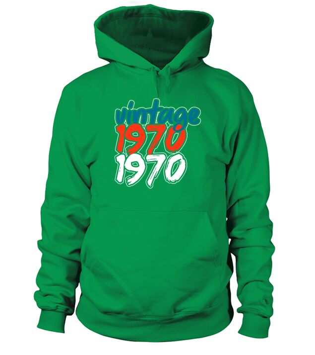 Vintage 1970 Men's Hoodie