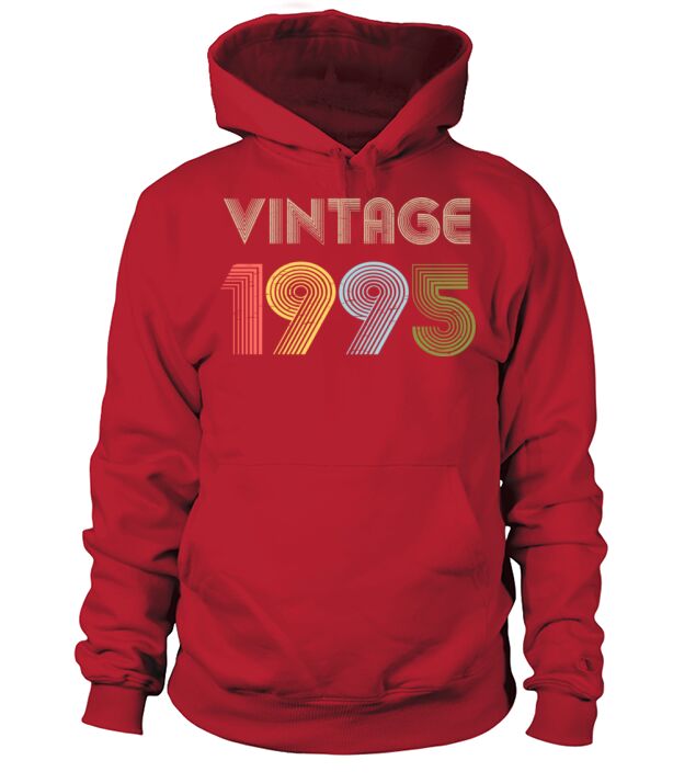 26th Birthday Vintage Shirt Born In 1995 Gift Tee Men's Hoodie