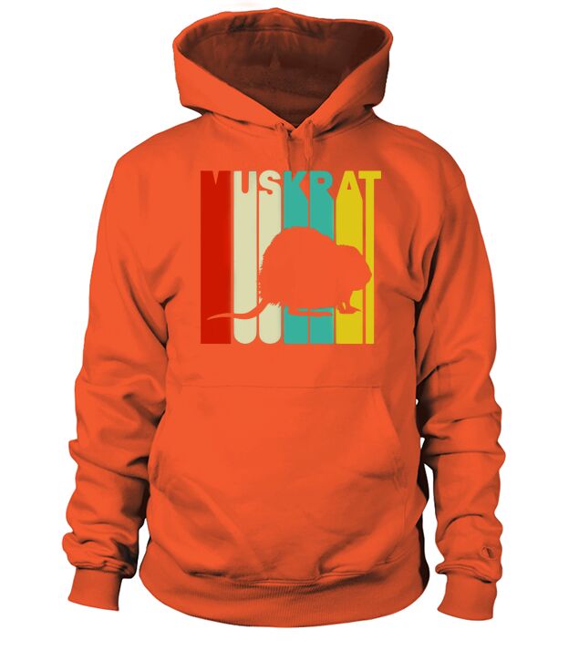 Vintage Style Muskrat Silhouette T-Shirt Hoodie Unisex