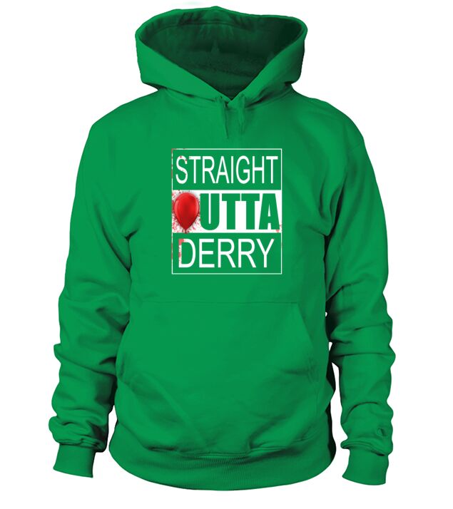 Straight Outta Derry It Horror Men's Hoodie