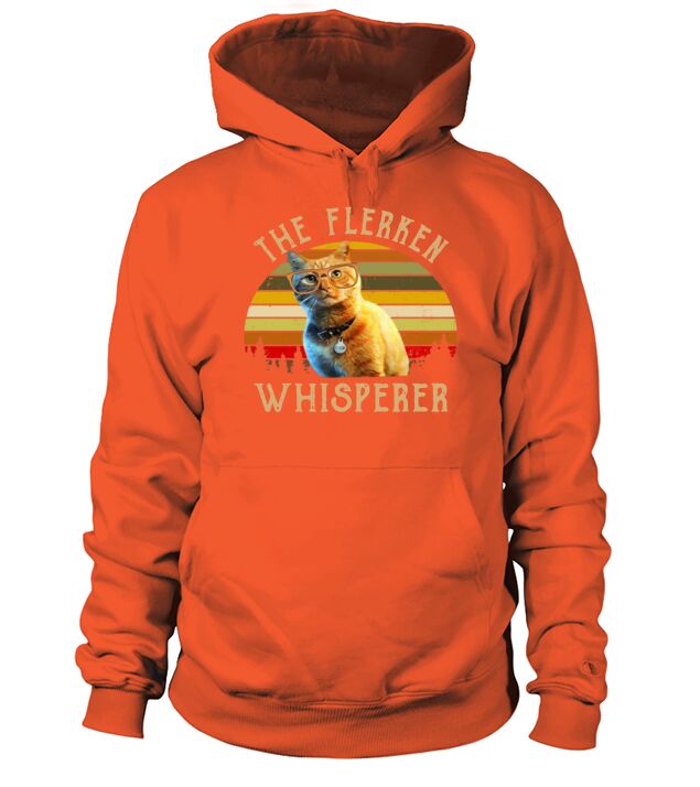 Goose Cat The Flerken Whispered vintage sunset Hoodie Unisex