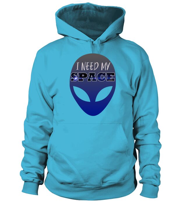 I Need My Space - Alien Head T-Shirt Gift Men's Hoodie