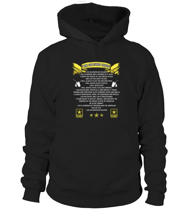 Soldiers Creed Hoodie Unisex