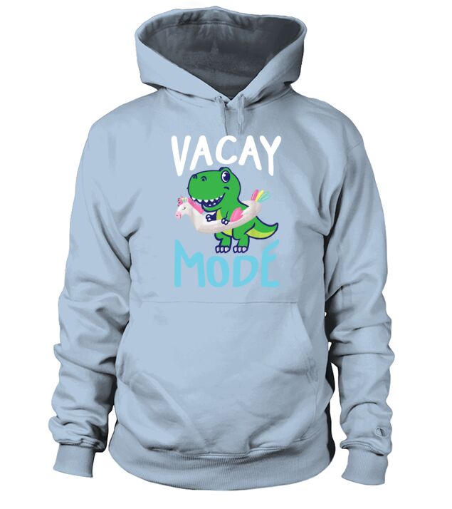 Vacay Mode Cute Dino Dinosaur Funny Family Vacatio Men's Hoodie