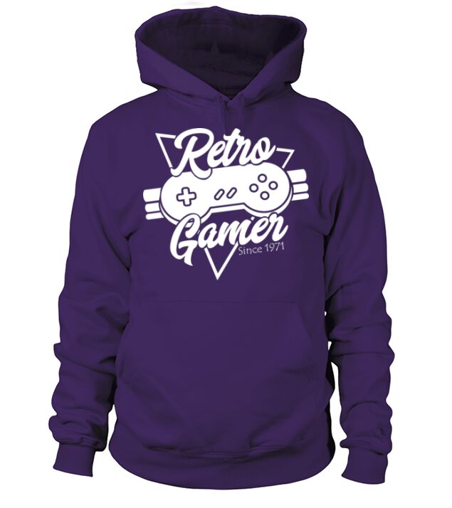 Born in 1971 Birthday Gamer Men's Hoodie