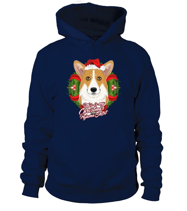 This Is My Christmas Pajama Shirt Welsh Corgi Men's Hoodie