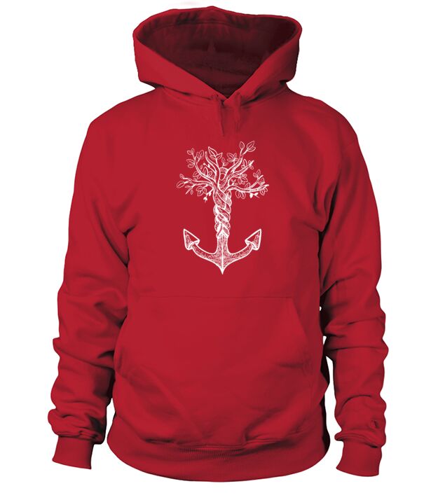 Anchor Roots Adventure Sailing Boating Vintage Men's Hoodie
