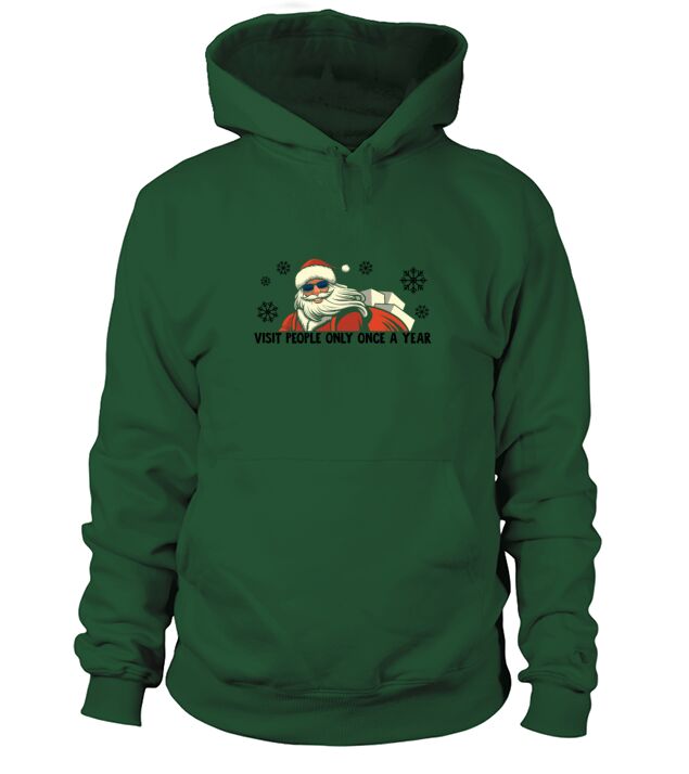 Merry Christmas Santa Claus Men's Hoodie