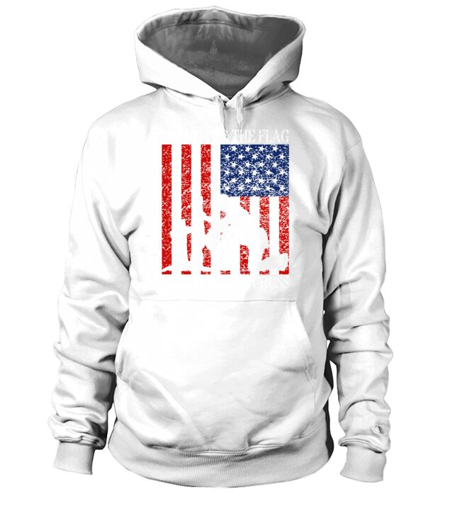 I Stand For The Flag And Kneel For The Cross Tee Men's Hoodie