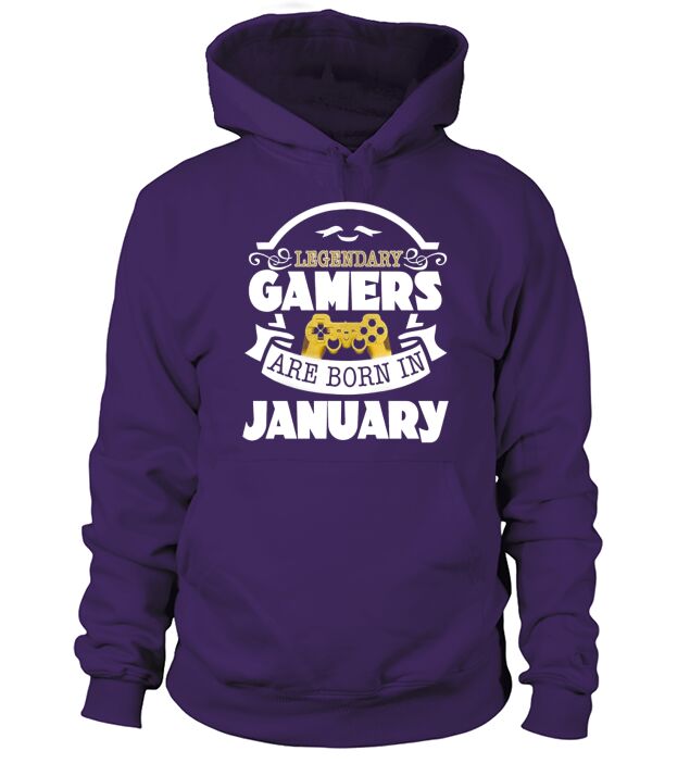 Legendary Gamers January Bday Hoodie Unisex