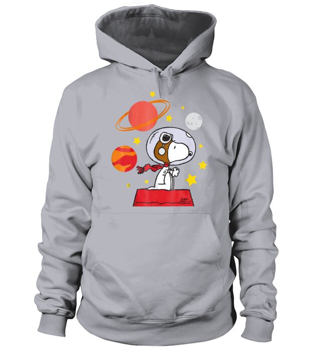 Peanuts Snoopy Space Pilot Mars, Moon And Saturn shirt Hoodie Unisex
