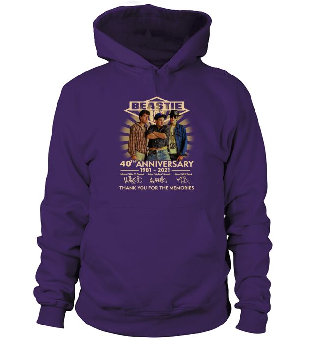 Beastie boys 40th anniversary 1981 2021 Hoodie Unisex