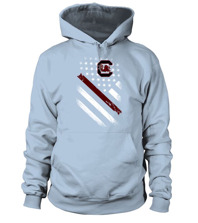South Carolina Gamecocks American flag Hoodie Unisex
