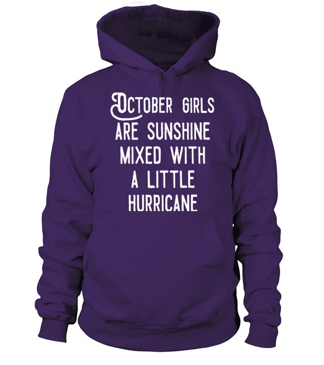 October girls are sunshine mixed Men's Hoodie