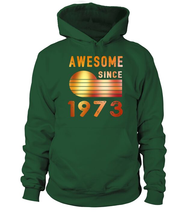 1973 Birthday Retro Vintage Gift Men's Hoodie