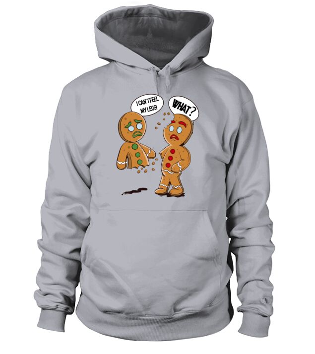Funny Gingerbread Christmas Design Men's Hoodie