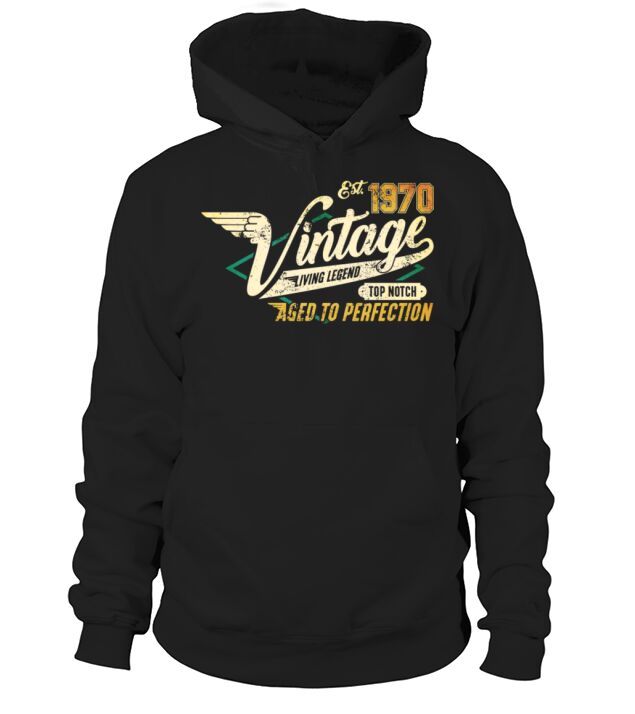Vintage 1970 birthday gifts for men women bday Hoodie Unisex