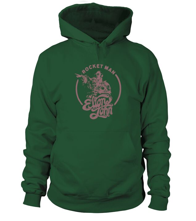 Elton John Rocketman Circle Point Hoodie Unisex