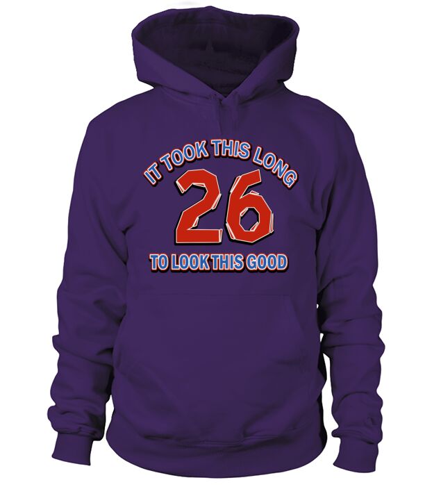 26th birthday design Men's Hoodie