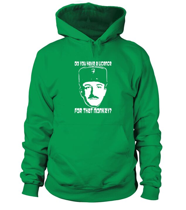 Inspector Clouseau License for Monkey Hoodie Unisex