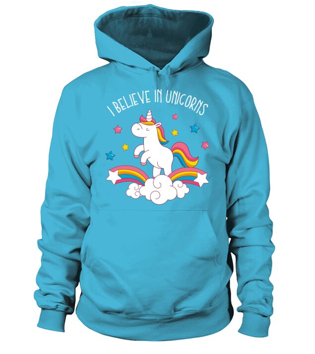 Believe In Unicorns Men's Hoodie