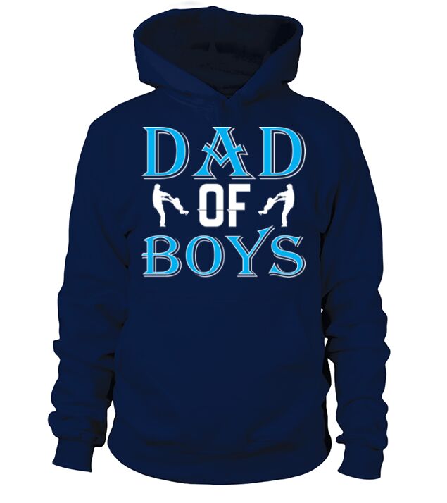 Dad Of Boys Happy Fathers Day Men's Hoodie
