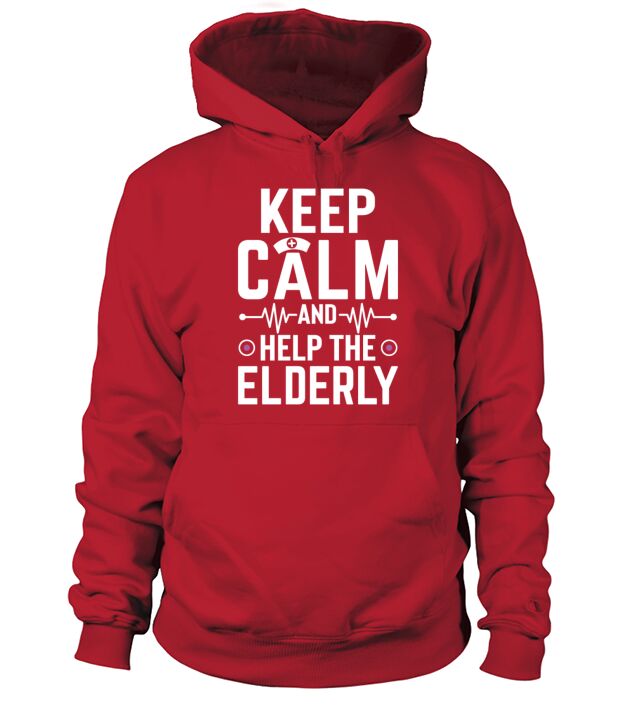 Stay calm and help the elderly seniors Men's Hoodie