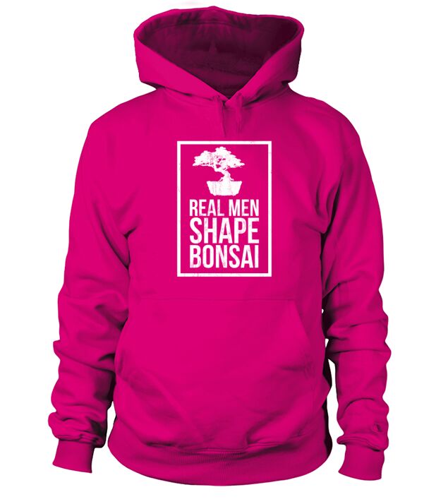 Real Men Shape Bonsai Tree Men's Hoodie