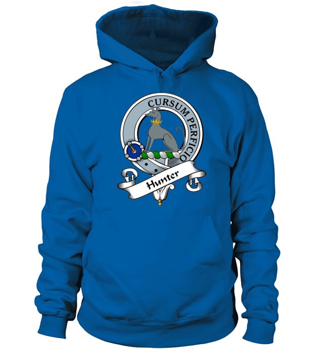 Hunter Clan Badge Scottish Clan Badges Hoodie Unisex