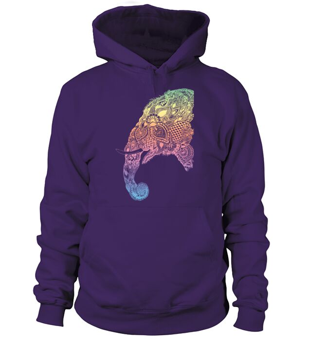 half elephant Men's Hoodie