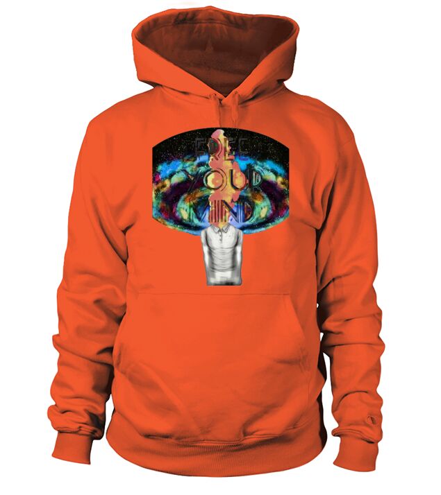FREE YOUR MIND COLORFUL SPACE HEAD EXPLOSION ENTRY Men's Hoodie