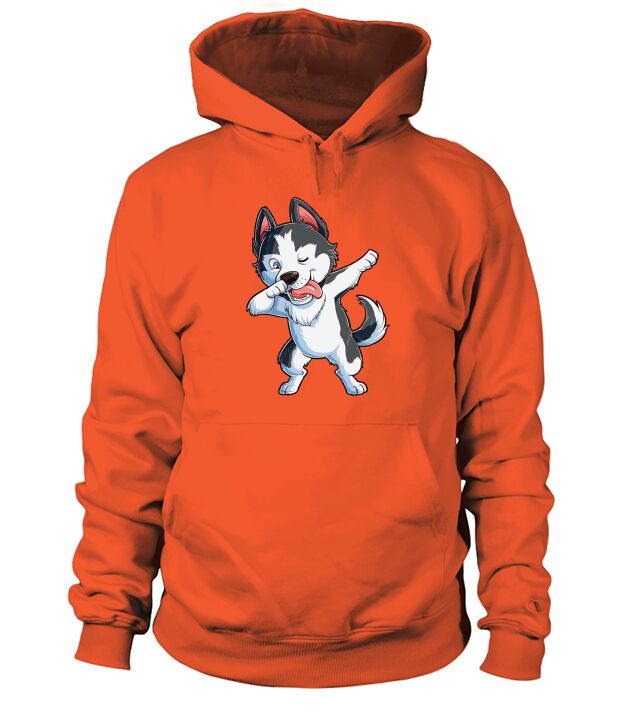 Dabbing Siberian Husky Dog Lover Hoodie Unisex
