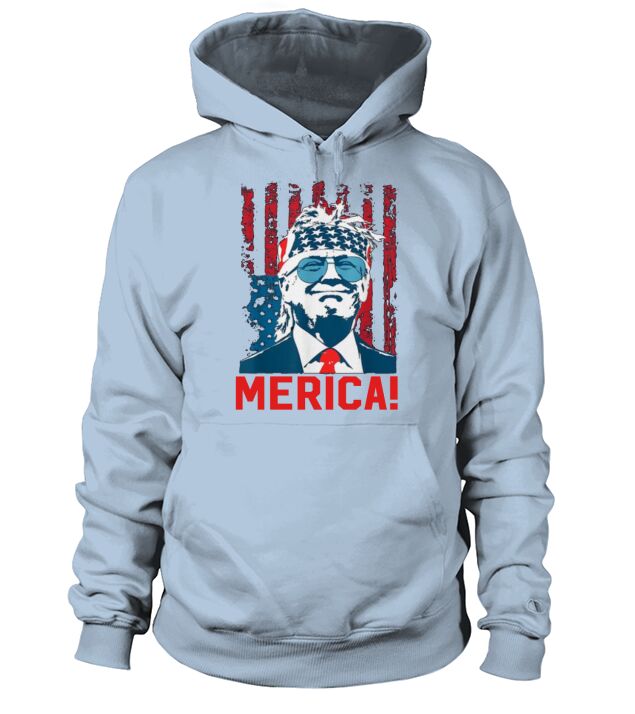 Trumpf 2020 Hemden Merica glückliches amerikanisches Unabhängigkeitstag-Hemd Hoodie Unisex