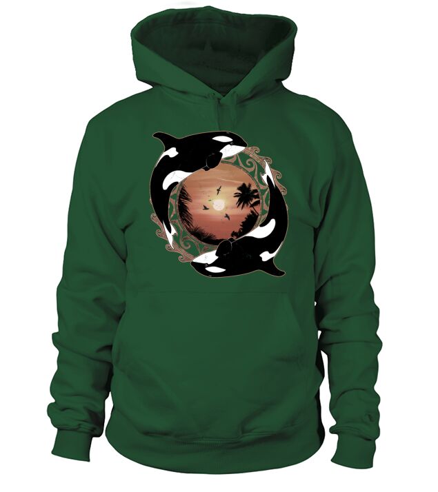 Orcas Sunset Men's Hoodie