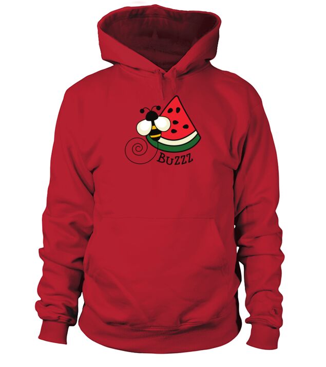 Bee Buzz Watermelon Men's Hoodie