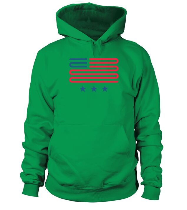 american flag Men's Hoodie
