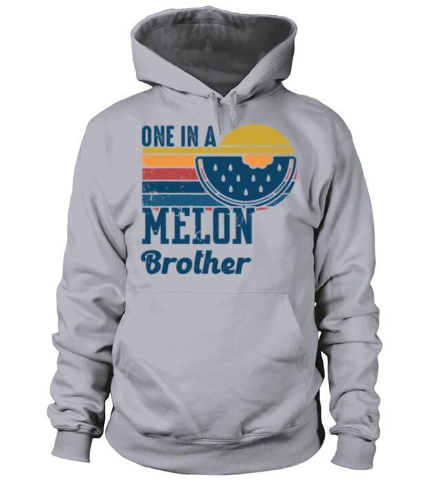 Family summer Watermelon Vintage One In A Melon Men's Hoodie