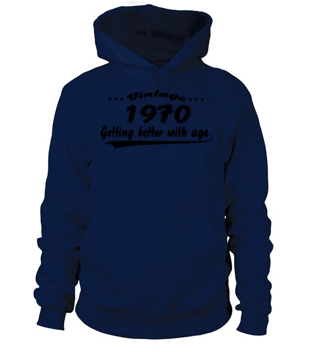 Vintage 1970 Getting Better With Age Men's Hoodie