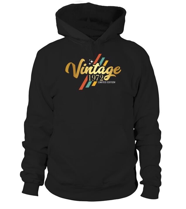 50th Birthday Vintage 1972 Hoodie Unisex