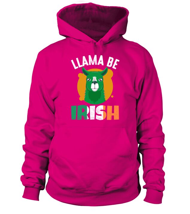 Llama be Irish Hoodie Unisex