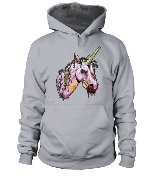 Unicorn Zombie Men's Hoodie