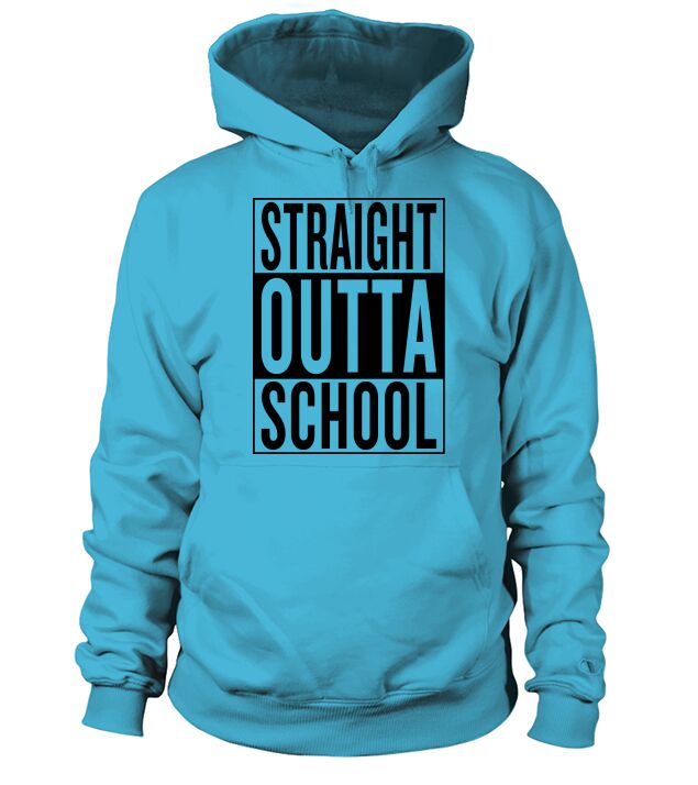Straight outta school Men's Hoodie